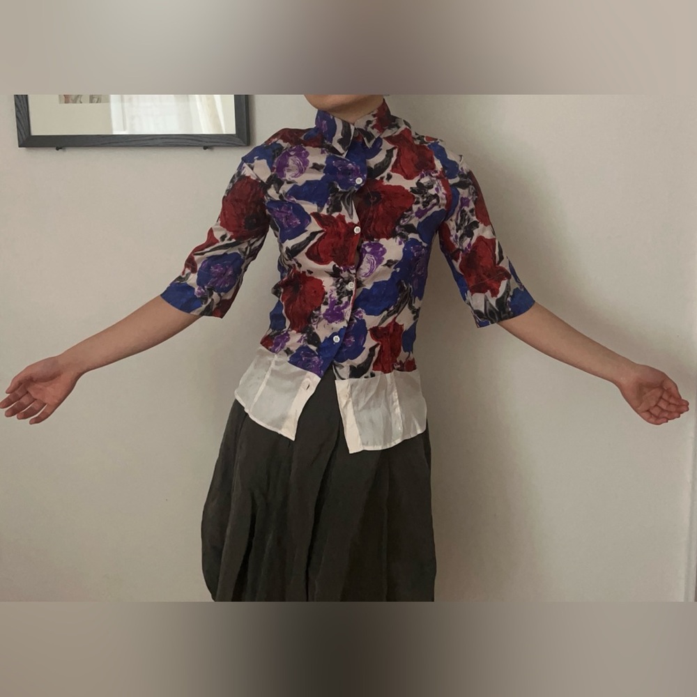 Dries Van Noten 100% Silk Shirt